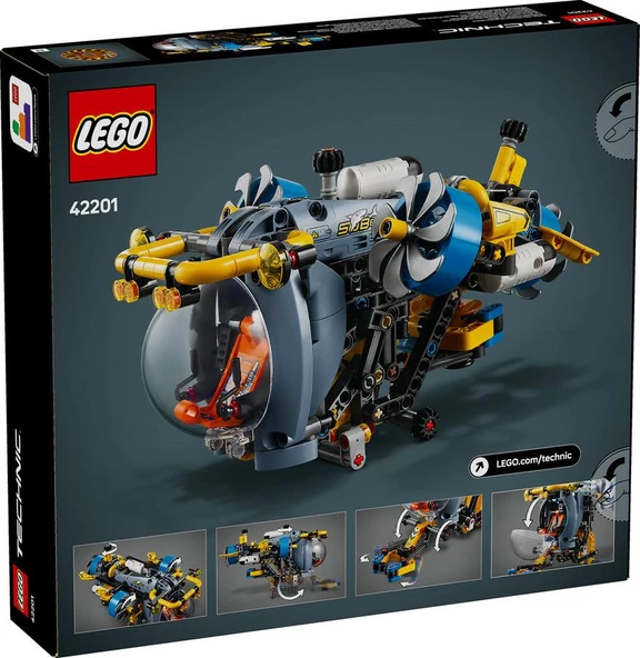 LEGO Technic 42201 Deep-Sea Research Submarine - Resim 2