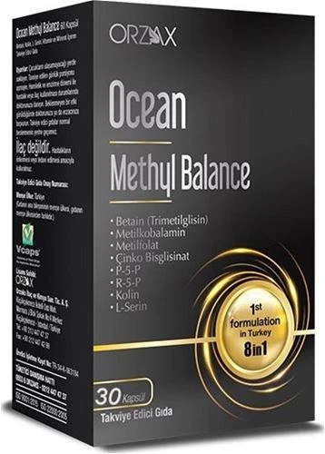Orzax Ocean Methyl Balance 30 Kapsül ürün görseli 1