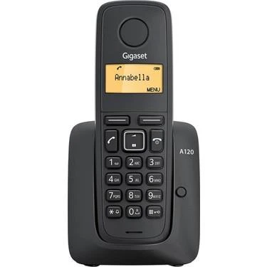 GIGASET TELEFON TELSIZ A170 SIYAH ürün görseli 1