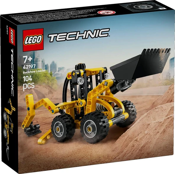 LEGO Technic 42197 Backhoe Loader ürün görseli 1