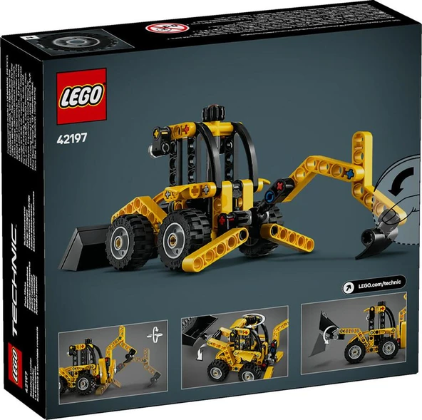 LEGO Technic 42197 Backhoe Loader - Resim 2