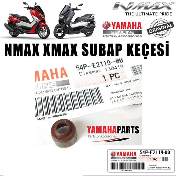 Yamaha Nmax 125 -155 ,Xmax 125 Subap Keçesi Orjinal 1 Adet Subap Lastiği 2015-24  Supermoto ürün görseli 1
