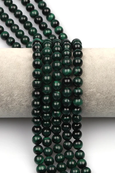 Malakit Doğaltaş Dizi 8 mm Küre Kesim ürün görseli 1