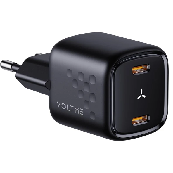 VOLTME V2013 Revo Siyah 30W CC GaN Şarj Aleti ürün görseli 1
