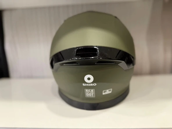KASK SHIRO KATANA SV MAT YEŞİL - Resim 4