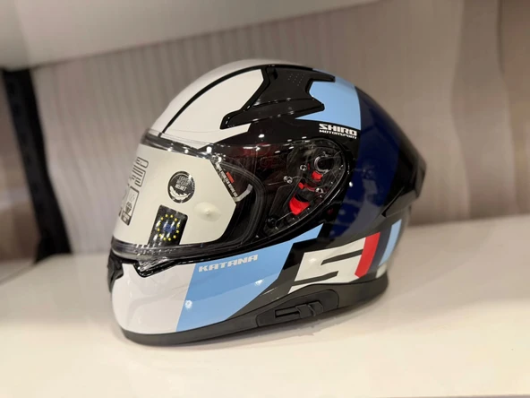 KASK SHIRO KATANA SV S POWER MAVİ/LACİVERT/BEYAZ ürün görseli 1