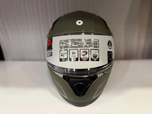 KASK SHIRO KATANA SV MAT YEŞİL - Resim 3