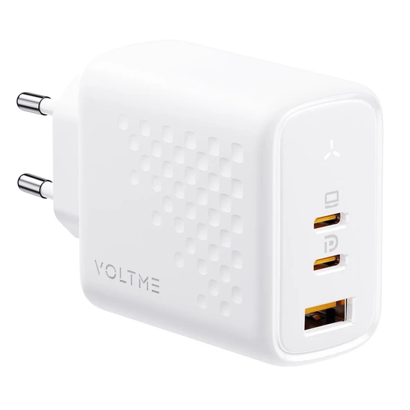 VOLTME V2024 Revo Beyaz 65W CCA GaN Şarj Aleti ürün görseli 1
