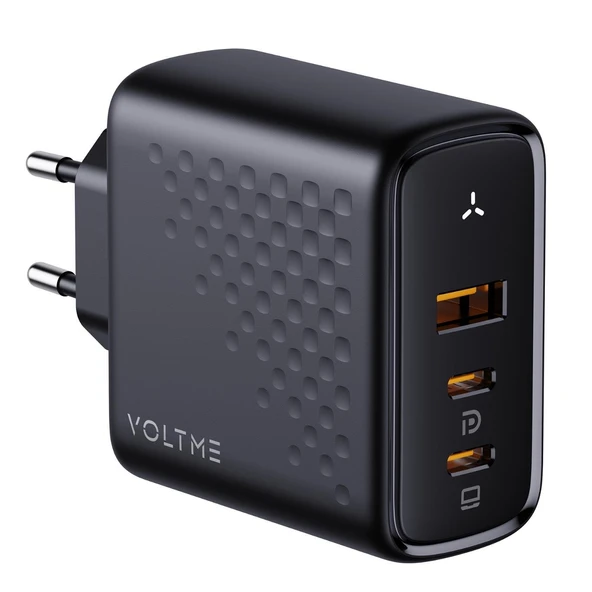 VOLTME V2025 Revo Siyah 100W CCA GaN Şarj Aleti ürün görseli 1