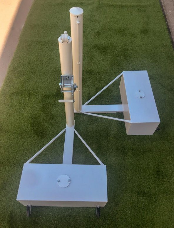 Adelinspor Via Gerdirme Aparatlı Makaralı Seyyar Tenis Direği ürün görseli 1