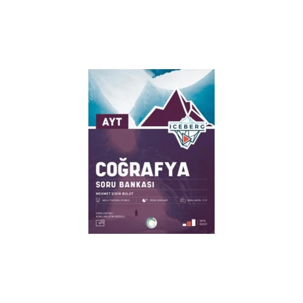 Ayt Iceberg Coğrafya Soru Bankası ürün görseli 1