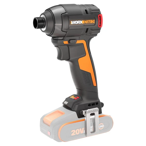 WORX WX265.9 20Volt 200Nm Kömürsüz Profesyonel Şarjlı Darbeli Tornavida (Akü Dahil Değildir) ürün görseli 1