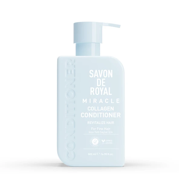 Savon De Royal - Kolajen İçeren - İnce Telli Saçlar İçin Canlandırıcı Etkili Saç Kremi 500 ml ürün görseli 1