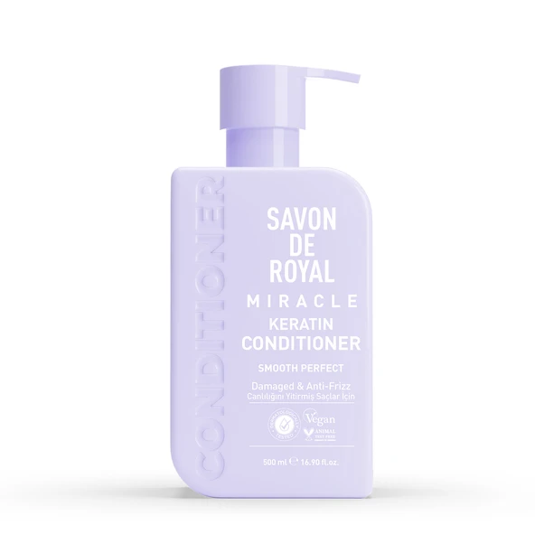Savon De Royal - Kreatin Yağı - Canlılığını Yitirmiş Saçlar İçin Pürüssüz Etkili Saç Kremi 500 ml ürün görseli 1