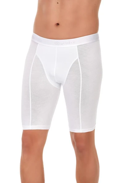 3 Adet Yıldız Erkek Modal Uzun Boxer Short Beyaz 160 ürün görseli 1