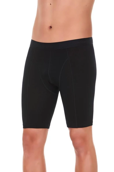 3 Adet Yıldız Erkek Modal Uzun Boxer Short Siyah 161 ürün görseli 1