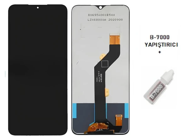 Tkgz - İnfinix HOT 12 PLAY Uyumlu Lcd Ekran Dokunmatik Orijinal + B-7000 ürün görseli 1