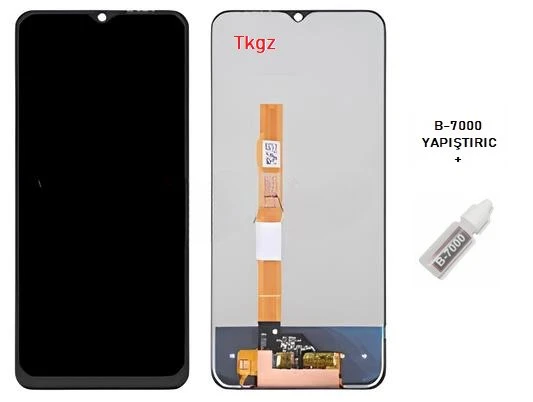 Tkgz - Vivo Y51 - 2020 - Uyumlu Lcd Ekran Dokunmatik Orijinal + B-7000 ürün görseli 1
