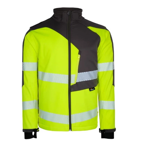 Reflektörlü Softshell Model Teknik Mont Sarı ürün görseli 1