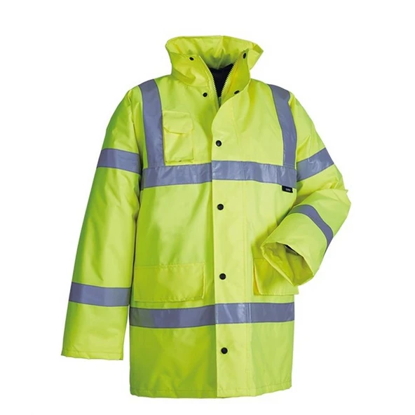 Reflektörlü 300D Oxford İçi Kapitoneli Parka Mont Sarı ürün görseli 1