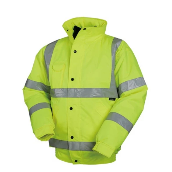 Reflektörlü 300D Oxford Bomber Mont Sarı ürün görseli 1
