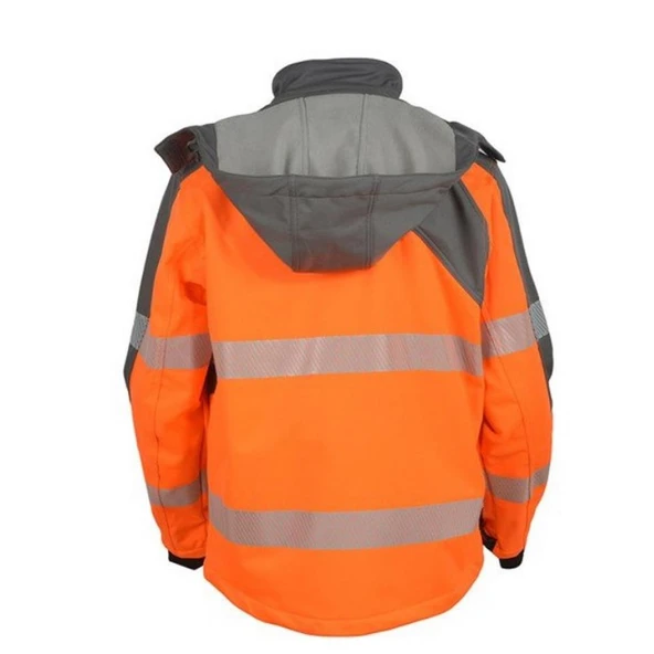 Reflektörlü Softshell Model Teknik Mont Turuncu - Resim 2