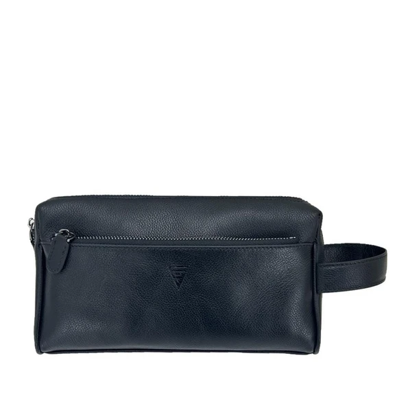 Hakiki Deri CA250 Dopp Kit El Çantası Siyah ürün görseli 1