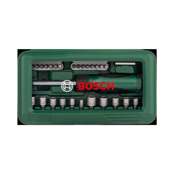 Bosch 46 Parça Cırcırlı Tornavida Seti ürün görseli 1