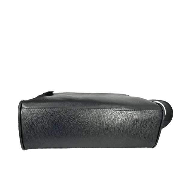 Hakiki Deri CA250 Dopp Kit El Çantası Siyah - Resim 4