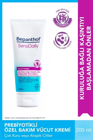 Bepanthol SensiDaily Vücut Kremi 200 ml ürün görseli 1