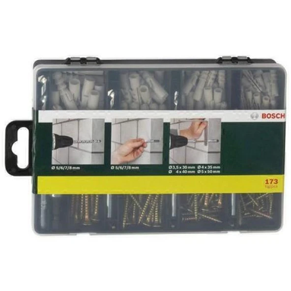 Bosch 173 Parça Sabitleme Seti - 2607019511 - Resim 2