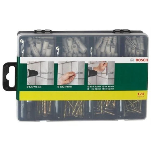 Bosch 173 Parça Sabitleme Seti - 2607019511 - Resim 3