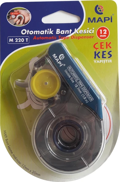 MAPİ 12 MM OTOMATİK BANT KESME MAKİNESİ LACİVERT ürün görseli 1