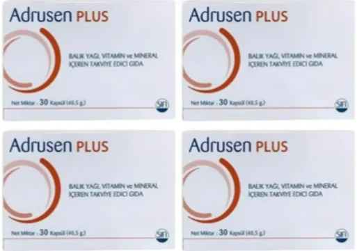 Adrusen Plus 30 Kapsül 4'lü ürün görseli 1