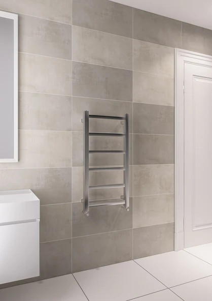 Warma Belinda Çelik Dizayn Krom Havlupan 450x900 ürün görseli 1
