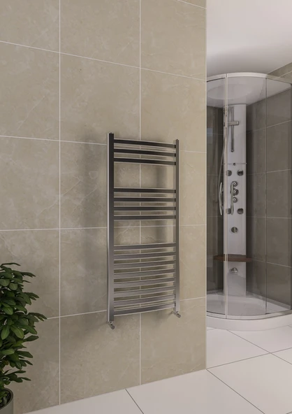 Warma Lixa Çelik Dizayn Krom Havlupan 500x1100 ürün görseli 1