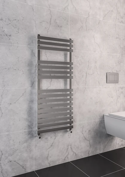 Warma Delfina Çelik Dizayn Krom Havlupan 500x1200 ürün görseli 1
