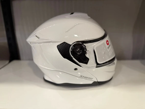 KASK SHIRO DİSCOVER SV PARLAK BEYAZ - Resim 2