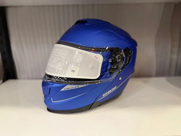 KASK SHIRO DİSCOVER SV MAT MAVİ ürün görseli 1