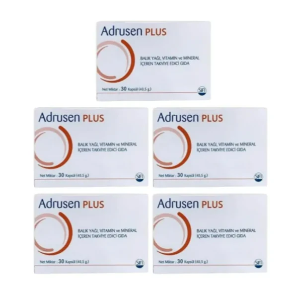 Adrusen Plus 30 Kapsül 5'li ürün görseli 1