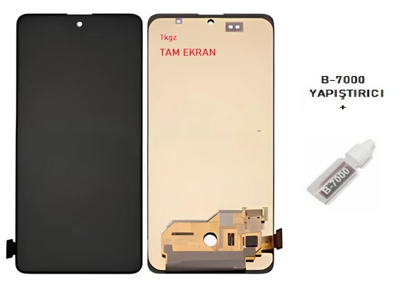 Samsung Galaxy A51 - SM-A515 Uyumlu Lcd Ekran Dokunmatik SERVİS Orijinali + B-7000 ürün görseli 1