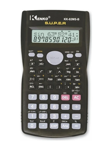 Kenko Bilimsel Hesap Makinesi Kk-82Ms-B 12 Haneli - 240 Fonksiyonlu F.h ürün görseli 1