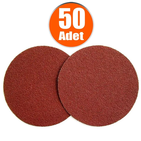 Cırt Zımpara 125 mm Spiral Taşlama 40-120 Kum Seçenekli (50 ADET) ürün görseli 1