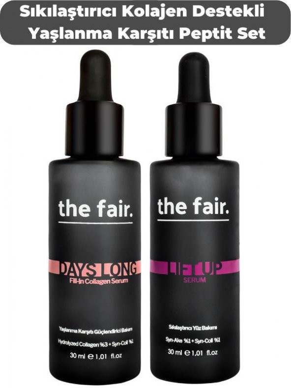 the fair. Kolajen&Sıkılaştıcı Peptit Destekli Yaşlanma Karşıtı Set ürün görseli 1