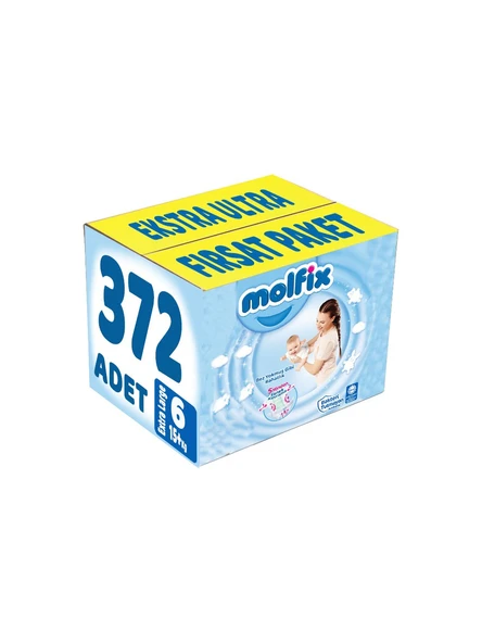 Molfix 6 Numara Extra Large 372'li Bebek Bezi ürün görseli 1