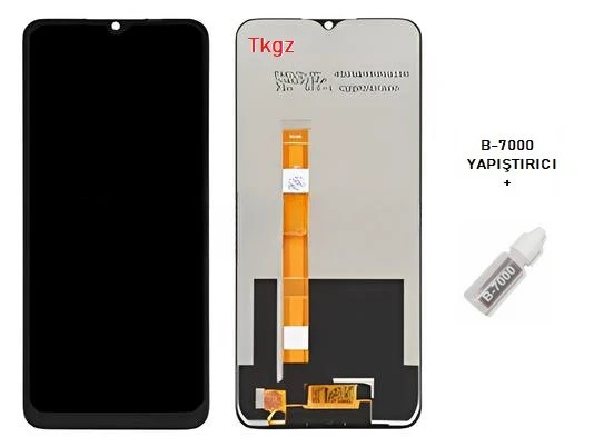 Oppo A15S Uyumlu Lcd Ekran Dokunmatik SERVİS Orijinali + B-7000 ürün görseli 1