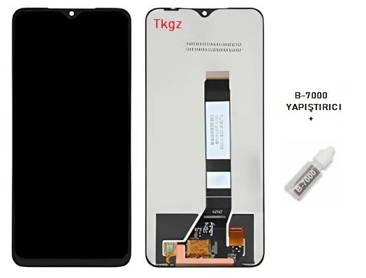 Xiaomi POCO M3 Uyumlu Lcd Ekran Dokunmatik SERVİS Orijinali + B-7000 ürün görseli 1