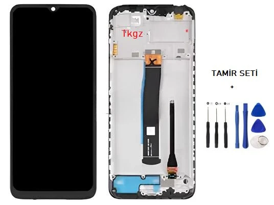 Xiaomi POCO C40 Uyumlu Lcd Ekran Dokunmatik SERVİS Orijinali ÇITALI + TAMİR SETİ ürün görseli 1