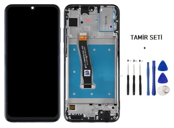 Tkgz Honor 10 Lite Lcd Ekran Dokunmatik SERVİS Orijinali ÇITALI SİYAH + TAMİR SETİ ürün görseli 1