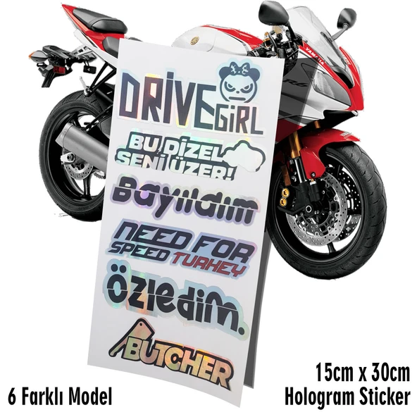 driver need for bayıldım motosiklet araba kask laptop cam uyumlu sticker ürün görseli 1